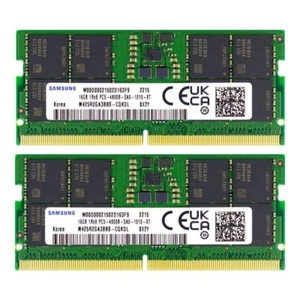 32GB (2X 16GB) Samsung DDR5 4800MHz PC5-38400 SODIMM Memory Ram M425R2GA3BB0-CQK - Picture 1 of 5