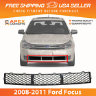 New Front Bumper Grille Textured Black Plastic For 2008-2011 Ford Focus