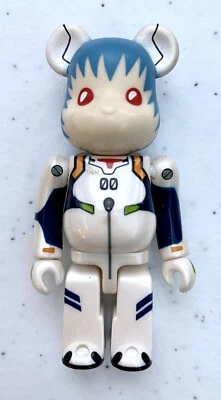 Figura SECRETA Medicom Toy Bearbrick 100% Serie 13 SF Evangelion Rei Ayanami Foto 1 de 3