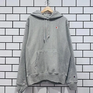 CHAMPION REVERSE WEAVE PULLOVER HOODIE GRAY - Picture 1 of 4