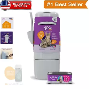 Odor-Eliminating Litter Genie XL+ Pail with Jumbo Refill - Easy Waste Disposal - Picture 1 of 11