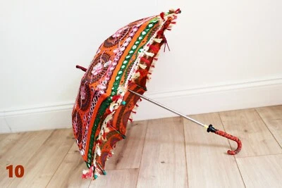 Guarda-sol de renda feminino vintage feito à mão para festa de casamento de noiva decoração para casa - Imagem 1 de 4