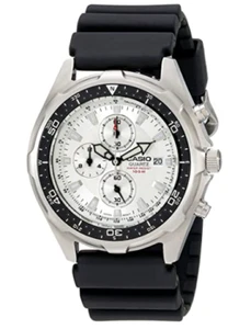CASIO AMW330-7AV Men's Black Diver Inspired Stainless Steel Wristwatch preowned - Picture 1 of 3