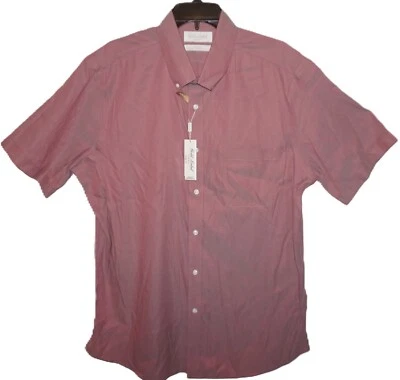Gold Label Perfect Performance Shirt XL Slim Fit Stretch Red Roundtree Yorke NWT - Image 1 of 4