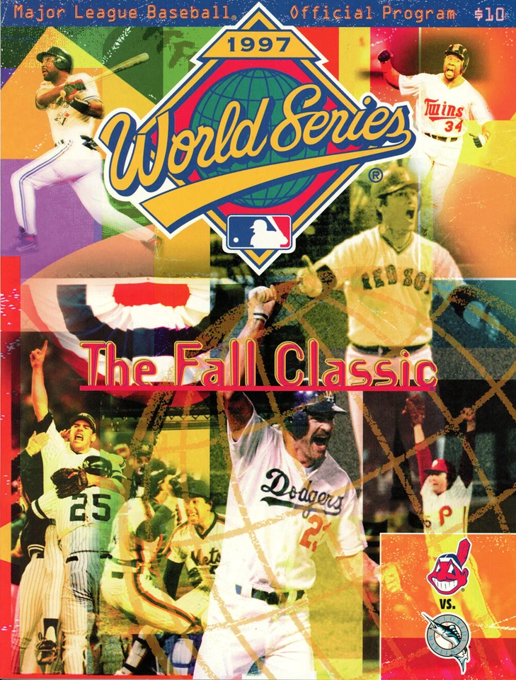 1997 World Series Program Cleveland Indians vs Florida Marlins 38361 - Image 1 of 2