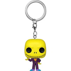 The Nightmare Before Christmas Jack Skellington schwarzlicht Pocket Pop! Schlüsselanhänger - Bild 1 von 2