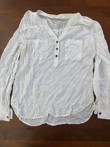 Love Tree Women Blue 3/4 Sleeve Blouse M NWOT - Picture 1 of 10