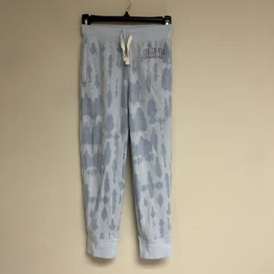 Gap Kids Drawstring Tie Joggers Sweatpants Blue Gap Logo Girls Size M Pockets - Picture 1 of 6