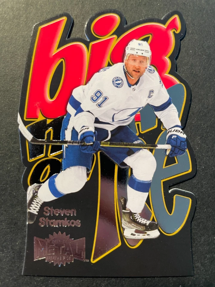 Steven STAMKOS 2021-22 Skybox NHL Metal Universe Big Man On Ice Insert #BM-27 - Image 1 of 2
