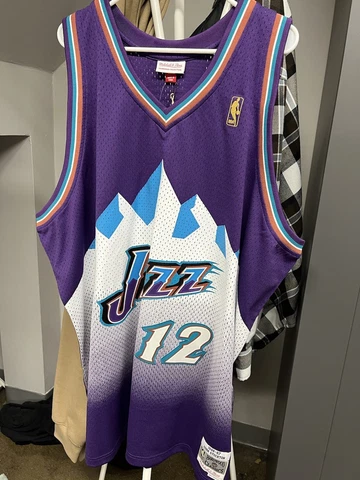 John Stockton Utah Jazz Mitchell and Ness Swingman Jersey Size 4XL Cover
