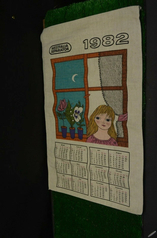 ANCIEN WESTFALIA SEPARATOR TORCHON CALENDRIER ANNEE 1982 PAS CPA PTT - Photo 1/1