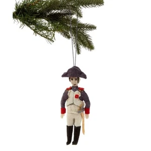 NAPOLEON ORNAMENT Hand Made Wool Felt Silk Road Bazaar - Picture 1 of 1