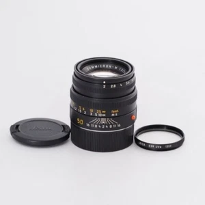 Leica SUMMICRON-M 50mm F2 ASPH 3rd E39 Black Lens M Mount Used Tested From Japan - Picture 1 of 9