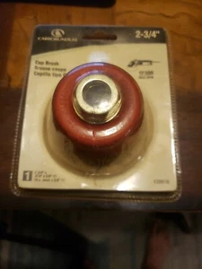 CARBORUNDUM 2-3/4" FINE WIRE CUP BRUSH 38616 FOR 5/8"-11 ARBOR GRINDER - Picture 1 of 8