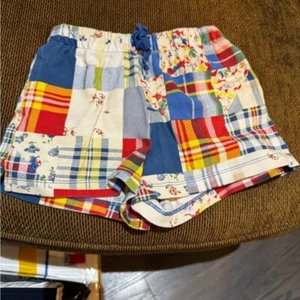Polo Ralph Lauren Multicolor Patchwork Shorts Girls 6x - Picture 1 of 3