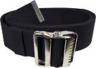 Gait Belt for Patient Transfer & Walking with Metal Buckle LiftAid Black