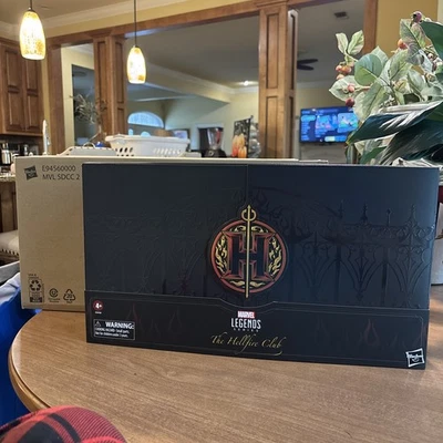 NIB with Shipper Marvel Legends SDCC Exclusive Hellfire Club Complete Set of 4 - Image 1 of 4