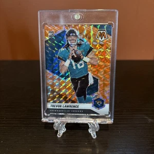 2021 Panini Mosaic - Orange Prizm #301 Trevor Lawrence (RC) - Picture 1 of 2