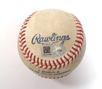 2021 Brewers @ Pirates Game Used Ball Ben Gamel/Ke'Bryan Hayes/Eric Lauer COA - Image 1 of 3