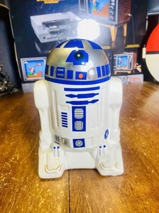 SUPERB 8” Star Wars R2D2 Ceramic Piggy Coin Bank Lucasfilm Disney FAB W/ Stopper - Picture 1 of 7