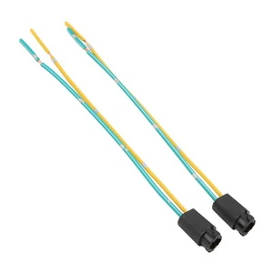 2pcs Bulb Base 12V Heat Resistant T5 LED Light Bulb Sockets With Wire For In BST - Picture 1 of 22
