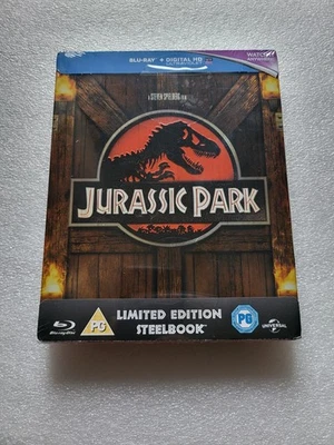Jurassic Park (Blu-ray SteelBook) (Zavvi Exclusive) *Brand New Sealed* - Image 1 of 4