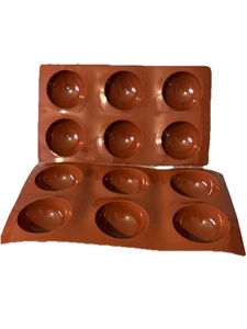 6-Cavity Silicone Cake Molds Chocolate Bombs Mold 2. 5” Half Ball Sphere New - Picture 1 of 6