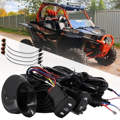 For Polaris Ranger 1000 XP Plug & Play Turn Signal Horn Street Legal Light Kit - Изображение 1 из 4