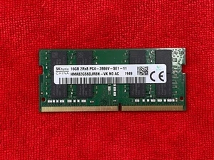 1 x SKHYNIX 16GB DDR4 2666MHz SODIMM LAPTOP MEMORY 2Rx8 CL19 HMA82GS6DJR8N-VK - Picture 1 of 3
