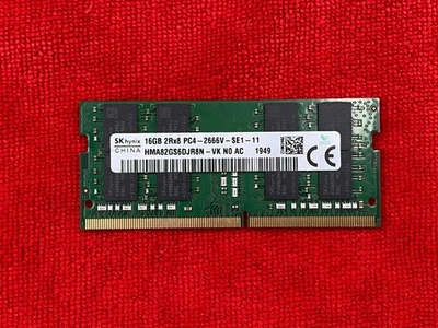 1 x SKHYNIX 16GB DDR4 2666MHz SODIMM LAPTOP MEMORY 2Rx8 CL19 HMA82GS6DJR8N-VK - Image 1 of 3