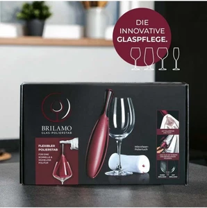 Juego de pulido de copa de vino BRILAMO - para un brillo sin rayas en segundos - Imagen 1 de 2