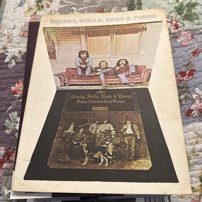 CROSBY STILLS NASH & YOUNG Authentic Guitar Tab Song Book Self-Titled & Deja Vu - Image 1 of 2