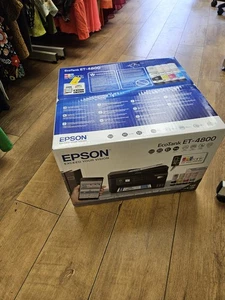 Epson EcoTank ET-4800 multifunction w/ ADF Printer Scanner Copy Wi-Fi Sealed - Afbeelding 1 van 6