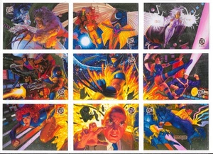 1994 MARVEL FLEER ULTRA X-MEN TEAM PORTRAIT KOMPLETT (9) Chase KARTENSET - Bild 1 von 2