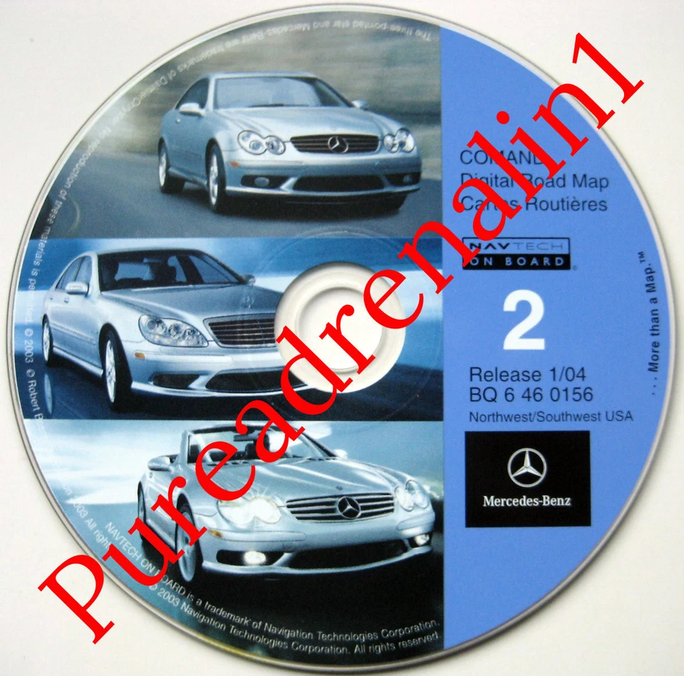 Mercedes Benz CL CL500 CL55 2002 2003 AMG CL600 navegación GPS CD AZ CO UT WA OR Foto 1 de 1