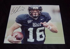 Rice University Owls Chase Clement Signed Autographed Photo COA - Picture 1 of 1