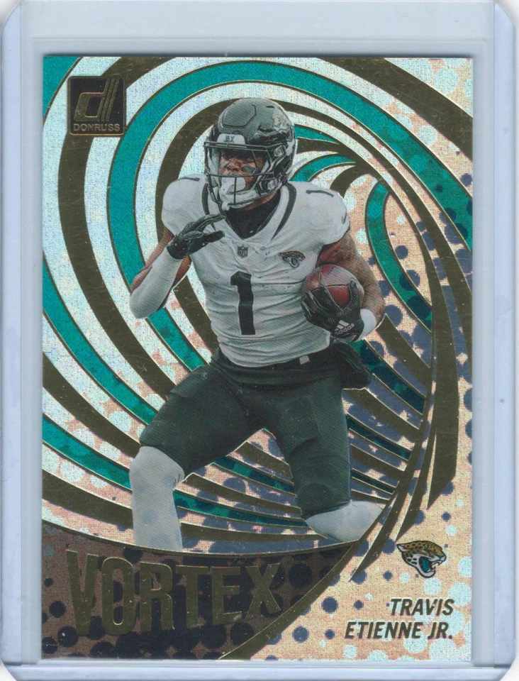 Travis Etienne Jr. 2023 Donruss #VOR-15 Vortex Jacksonville Jaguars - Image 1 of 1