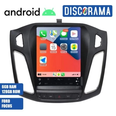 AUTORADIO ANDROID 6/128GB FORD FOCUS 2011-2017 STEREO AUTO STILE TESLA 9.7" NAVI - Immagine 1 di 4