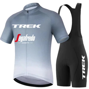 Men Cycling Bib Shorts Riding Shirt Sets Quick Dry Cycling Tops Riding Shorts - Picture 1 of 8