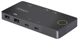 Commutateur KVM HDMI 4K USB-C 2 Ports Avec Alimentation - C2-H46-UC2-PD-KVM - Photo 1/7