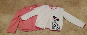 2 Girls Gymboree cardigan sweater lot size XS 4 - Picture 1 of 4