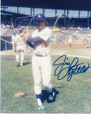 JIM LYTTLE  LOS ANGELES  DODGERS    ACTION SIGNED 8x10
