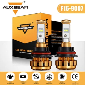 AUXBEAM 9007 LED Headlight Hi/Lo Beam for Ford Ranger 1997-2004 6000K 60W Bright - Picture 1 of 12
