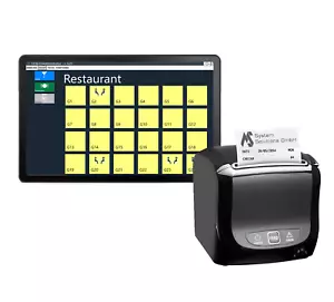GASTRO RESTAURANT CAFE TSE TOUCH KASSENSYSTEM bis 50 Tische + 2 x Belegdrucker - Bild 1 von 3