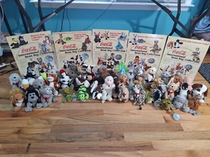 Coca Cola International Beanie Babies Collection - Complete Set of 50 with Signs - Picture 1 of 8