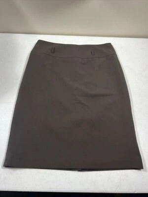 APT. 9 Women’s Size 10 Skirt Brown Stretch Knee Length Pencil No Belt Lined - Image 1 of 4