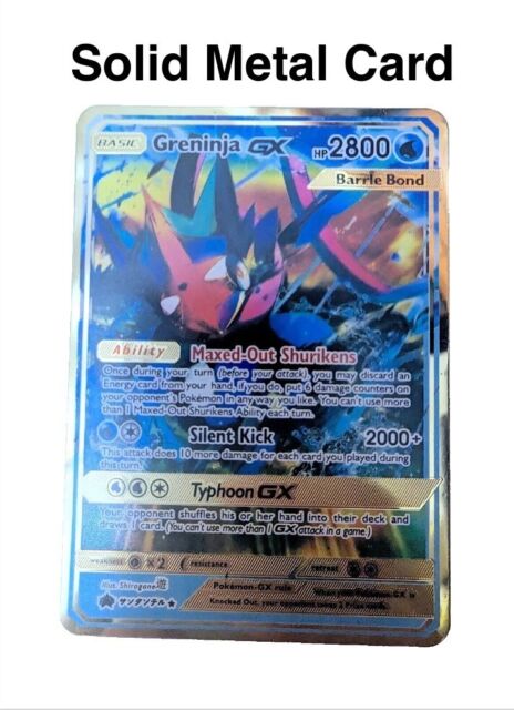 Shadow Charizard Blastoise Venusaur Tag Trio GX Metal Pokemon 