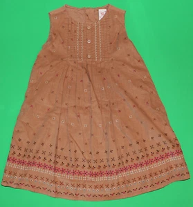 4 NWOT Gap Camel Khaki Corduroy DRESS Girls Holiday Dress - Picture 1 of 3