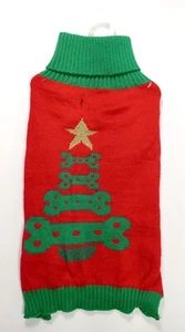 Suéter para perros Pet Spirit Dog Bones MEDIANO (M) nuevo con etiquetas vacaciones de Navidad - Imagen 1 de 2