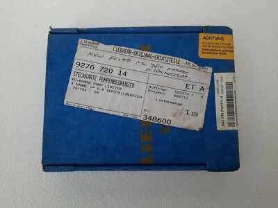 Liebherr 9276 720 14 Deck Crane PCB / 927672014 *Nuevo* - Imagen 1 de 4